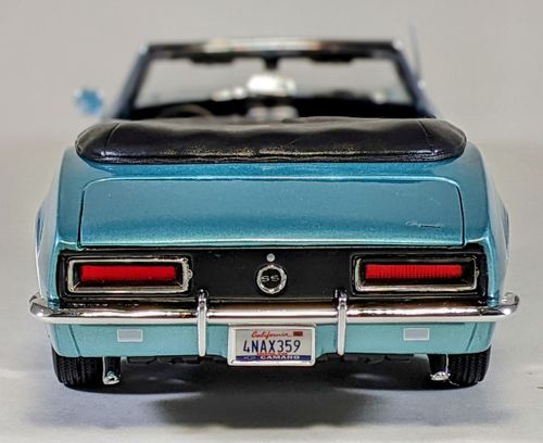 מאיסטו - מכונית שברולט קמארו אס אסצב - Maisto 1967 Chevrolet Camaro SS  396  1:18