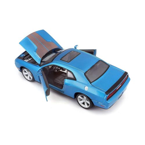 דגם מכונית דודג' צ'אלנג'ר - Maisto 2008 Dodge Challenger SRT8 Blue 1:24