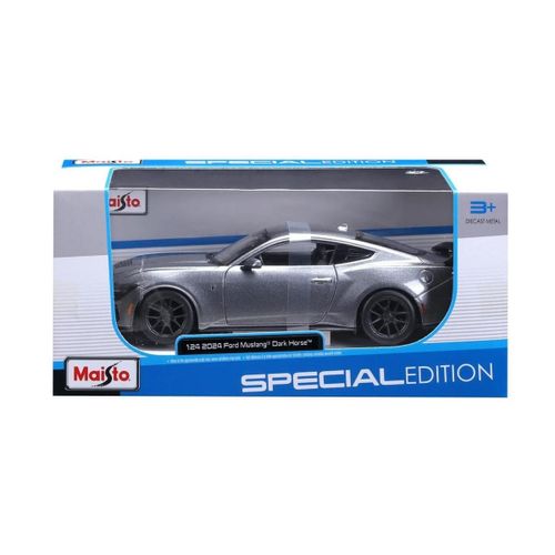דגם מכונית פורד מוסטנג - Maisto Ford Mustang DARK HORSE 2024 Gray 1:24