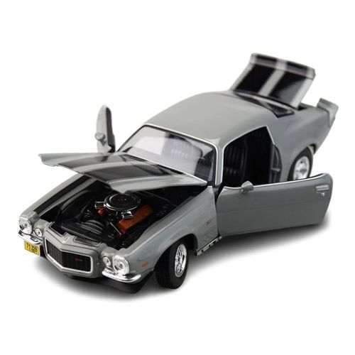 דגם מכונית שברולט קמרו - Maisto 1971 Chevrolet Camaro gray 1:18