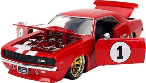 ג'אדה מהיר ועצבני - דגם מכונית שברולט - Jada Toys Fast & Furious 1969 CHEVROLET CAMARO 1:24