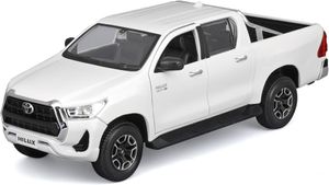 מאיסטו - דגם טנדר טויוטה צבע לבן  - MAISTO  TOYOTA HILUX Double Cab Pickup Truck   1:27