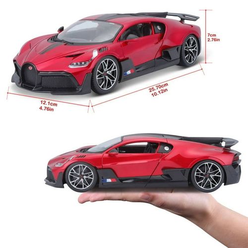 מאיסטו -  רכב בוגאטי דיבו  צבע אדום - Maisto Bugatti Divo 1:24