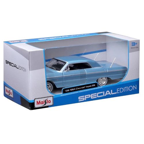 מאיסטו  - גדם מכונית שברולט  אימפלה - 1:26  1964 MAISTO CHEVROLET IMPALA SS