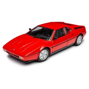 דגם מכונית במוו אמ 1 אדומה - WELLY BMW M1 1:24