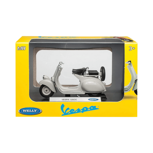 דגם קטנוע ויספה - Welly Vespa 125CC 1:18
