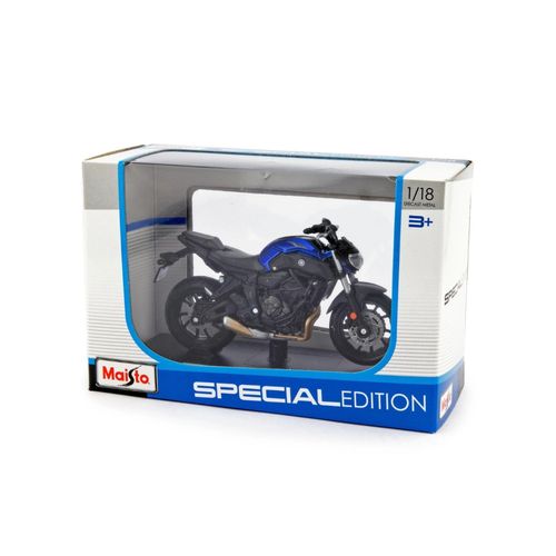 מאיסטו - דגם אופנוע ימאהה ספורט - Maisto Yamaha MT-07 2018 1:18