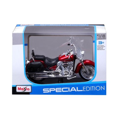 דגם אופנוע ימאהה - Maisto Yamaha 2001 Road Star Silverado 1:18