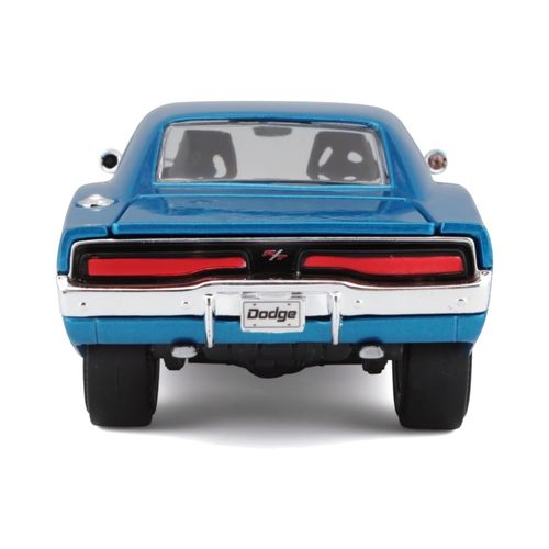 מאיסטו - דגם מכונית דודג' צ'ארג'ר כחולה - Maisto 1969 Dodge Charger R/T 1:25