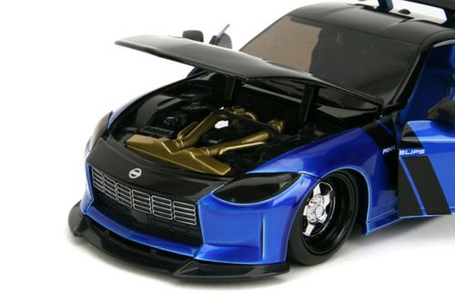 ג'אדה  - פינק סליפס ניסאן - 1:24 Nissan Z  Blue/Black   JADA: Pink Slips