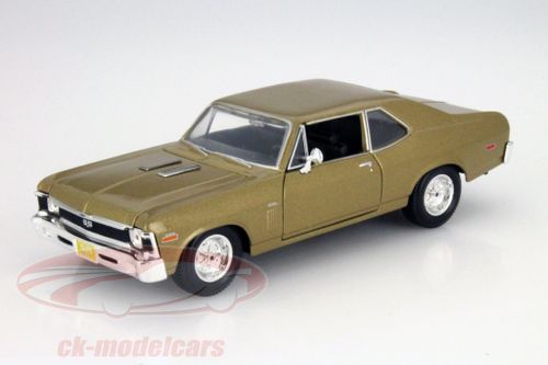 מאיסטו - שברולט נובה 1970 ירוק - MAISTO CHEVROLET NOVA  SS  1:24