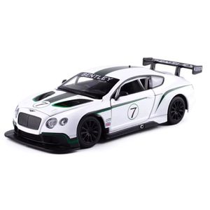 דגם רכב בנטלי קונטיננטל גי טי לבנה - MSZ BENTLEY CONTINENTAL GT3 1:24
