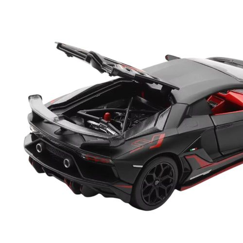 דגם רכב למבורגיני אוונטדור - 1:24 MSZ LAMBORGHINI AVENTADOR-SVJ