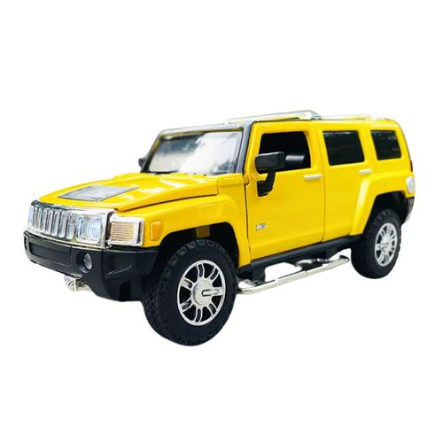 דגם ג'יפ האמר צהוב MSZ HUMMER H3 1:24