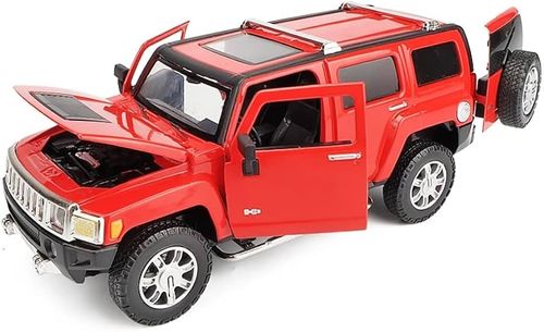 דגם גיפ האמר אדום - MSZ HUMMER H3 1:24