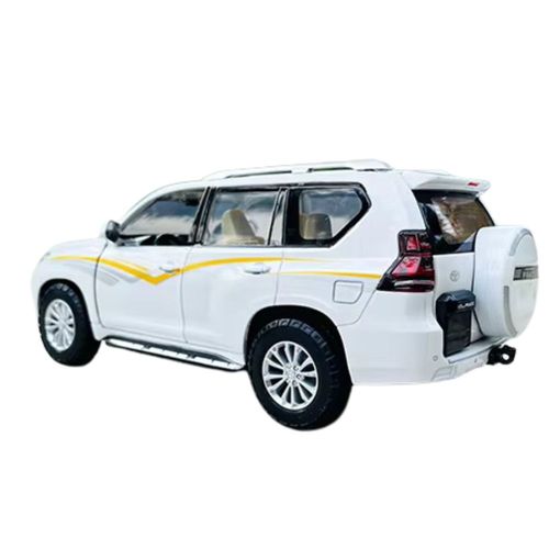 דגם גיפ טויוטה לאנד קרוזר פראדו לבן - 1:24 MSZ Toyota Land Cruiser Prado