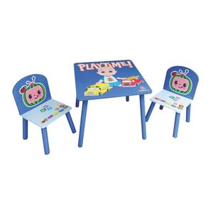 קוקומלון - סט שולחן + 2 כסאות עץ