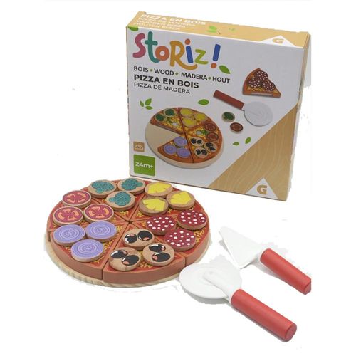 מגש פיצה מעץ עם סקוטש