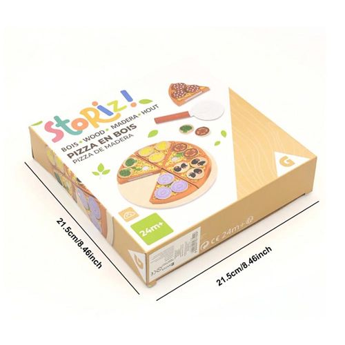 מגש פיצה מעץ עם סקוטש