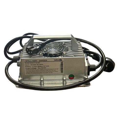 מטען 72V ליתיום 10A לטרקטורון חשמלי טומרייד מקורי TR-400 / TR-500