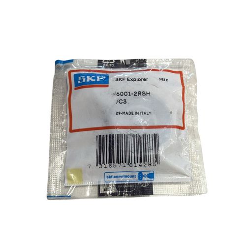 לאגר (מיסב) 12x28x8 - דגם SKF 6001-2RSH
