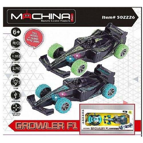 מכונית פורמולה מוארת  סוללה נטענת 1:20 - Machina Grolwer F1