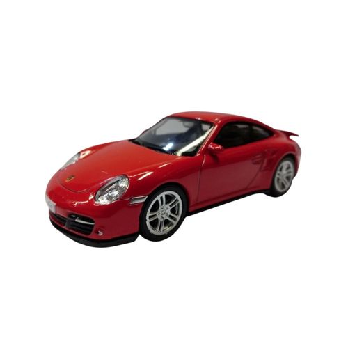 דגם מכונית פורשה אדומה - RMZ DIE CAST 1:43 PORSCHE 911 TURBO #4010