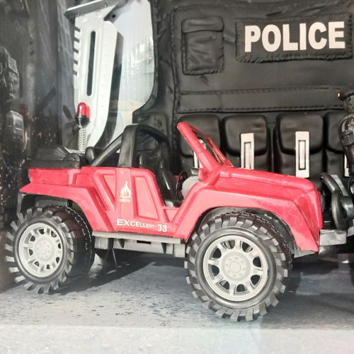 סט משטרה ענק עם קסדה  ואביזרים רבים -  SOPER POWER HW-P982