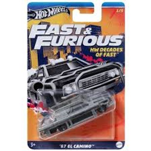 הוט ווילס - מכונית מהיר ועצבני   HOT WHEELS FAST FURIOUS - HRW41