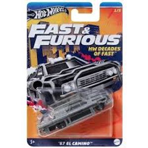הוט ווילס - מכונית מהיר ועצבני   HOT WHEELS FAST FURIOUS - HRW41