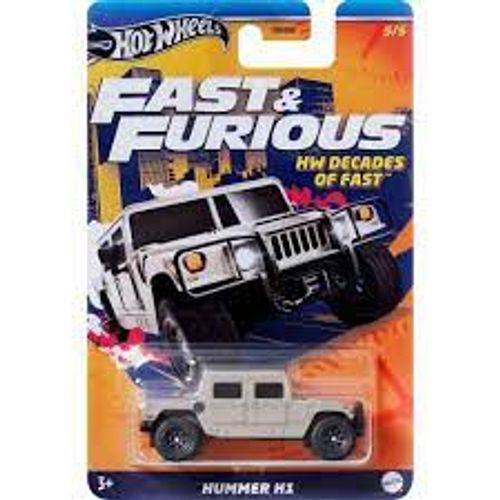הוט ווילס - מכונית מהיר ועצבני   HOT WHEELS FAST FURIOUS - HRW45