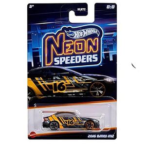 הוט ווילס - מכונית מירוץ בצבעי נאון מגוון - HOT WHEELS HLH72