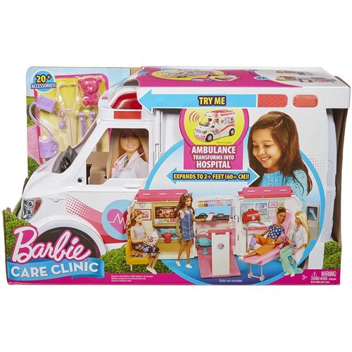 ברבי - אמבולנס מרפאה ניידת - FRM19 BARBIE