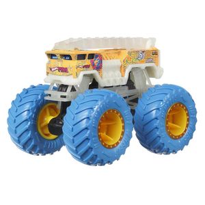 הוט ווילס - מאנסטר טראק לבן זוהר בחושך - Hot Wheels HCB50