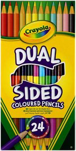 קריולה - סט 12 עפרונות דו צדדים CRAYOLA