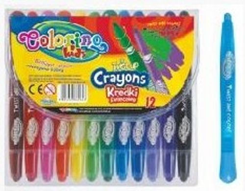 קולורינו סט 12 עפרונות נרות מעוותים COLORINO