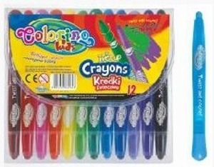 קולורינו סט 12 עפרונות נרות מעוותים COLORINO
