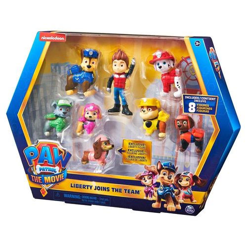 מפרץ ההרפתקאות הסרט - שמיניית דמויות - Paw Patrol 5513H