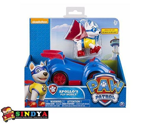 מפרץ ההרפתקאות - אפולו + רכב - Paw Patrol