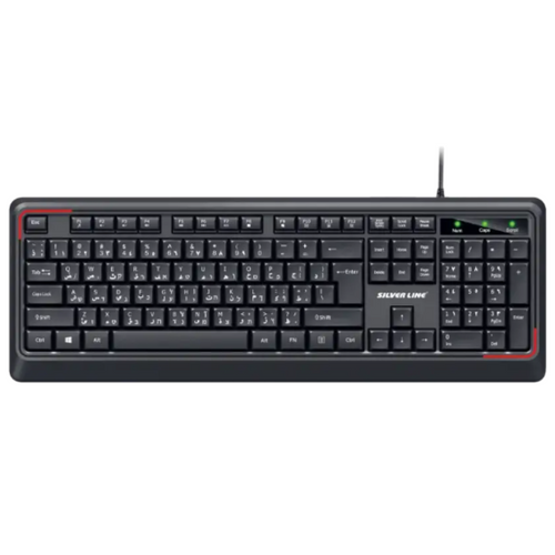 מקלדת מולטמדיה ערבית SILVER LINE KB-845HEA