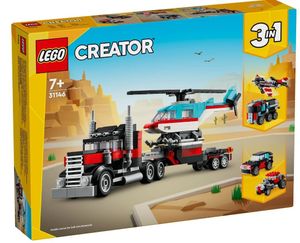 לגו קריאטור - משאית גרר עם מסוק - LEGO 31146