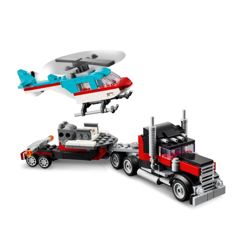 לגו קריאטור - משאית גרר עם מסוק - LEGO 31146