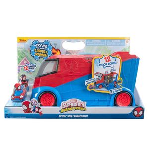 ספיידי - משאית 35 ס"מ אור-קולית - SPIDEY