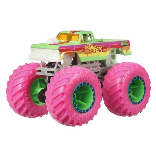 הוט ווילס - מאנסטר טראק ירוק זוהר בחושך - Hot Wheels HCB50