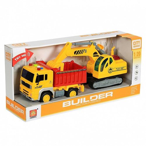 משאית עם באגר + אורות וצלילים