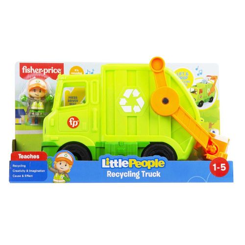 פישר פרייס - משאית זבל מנגנת - FISHER PRICE GWD29