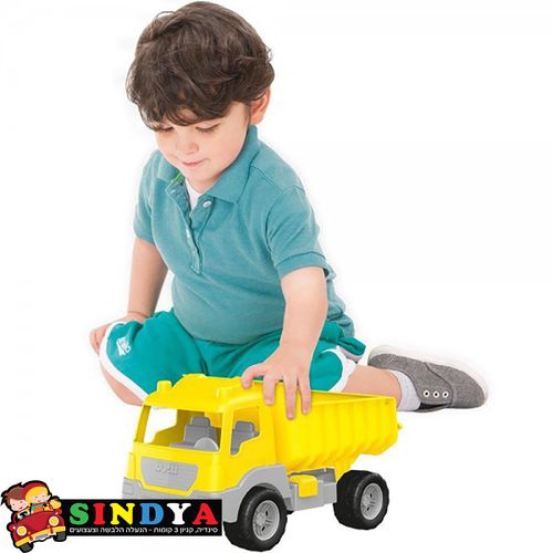 דולו - משאית  צהובה בקופסא 7023 - DOLU