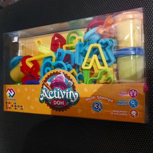 ערכת בצק פלסטלינה סט אותיות ACTIVITY 9289 - AB