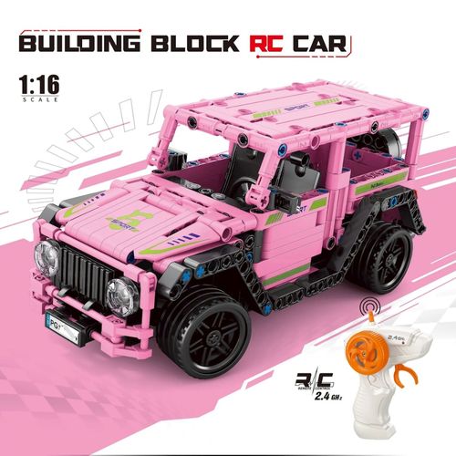 רכב ג'יפ ורוד 434 חלקים להרכבה + שלט  1:16 - 70014 COME ALIVE BUILOING BLOCK RC CAR