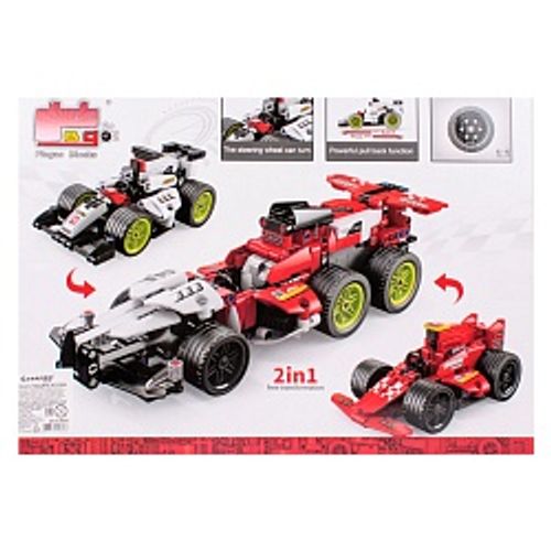 מכונית ספורט  [2 ב 1] 210 חלקים להרכבה - 60031 COME ALIVE BUILOING BLOCK CAR